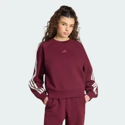 FELPA KIT 3-STRIPES 2XL Maroon / Off White