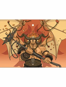 MTG Murders at Karlov Manor Playmat featuring Rakdos, Patron of Chaos - Ultra PRO - FashionsVida