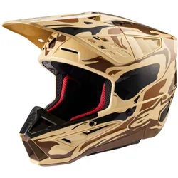 Casco Moto Cross Enduro S-M5 MINERAL 22.06 Marro taglia XL