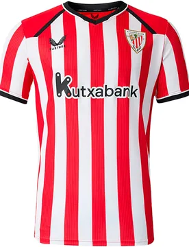 T-shirt à Manches Courtes Domicile Athletic Club Bilbao 26/27 Racing Red/ White M - Castore - FashionsVida