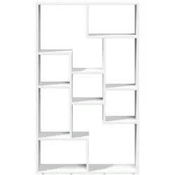 Wandregale Bibliothèque 72x20x120 Cm Bois D'Ingénierie Blanc Einheitsgrösse