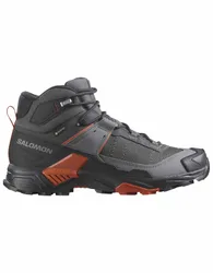 Chaussures de randonnée en GORE-TEX - X Ultra 5 Mid GTX M Asphalt / Castlerock / Burnt Ochre - Taille 42 - Gris