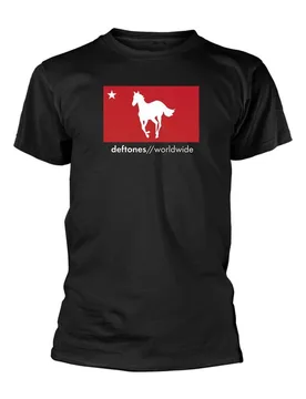T-Shirt - White Pony Worldwide - S bis XXL - für Männer - Größe S - schwarz - Lizenziertes Merchandise! - Männer - male - Deftones - FashionsVida