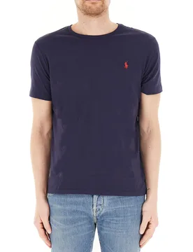 T-shirt custom slim POLO BLU NAVY L - Ralph Lauren - FashionsVida