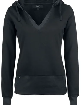 Kapuzenpullover - Stone Cold - S bis XXL - für Damen - Größe S - schwarz - Frauen - female - Black Premium by EMP - FashionsVida