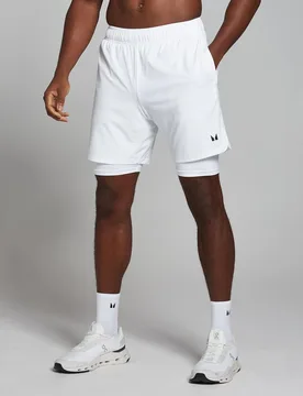 Pantalón corto de entrenamiento 2 en 1 para hombre de - - XXXL - MP - FashionsVida