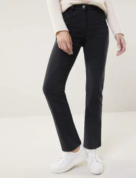 Powerstretch-Hose Wintertouch, Regular Fit#normale Größen#Kurzgrößen, Farbe Schwarz, 46, sehr bequem soft angeraut Damen - Walbusch - FashionsVida
