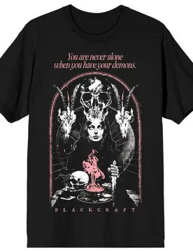 Gothic T-Shirt - Never Alone Tee - M bis XXL - für Männer - Größe M - schwarz - Männer - male - Blackcraft Cult - FashionsVida