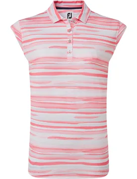 Polo Watercolour, weiss/pink xs - FootJoy - FashionsVida