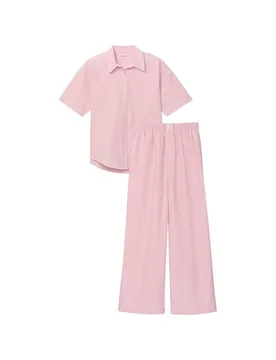 Calvin Ensemble de pyjama rayé en coton - Calvin Klein - FashionsVida