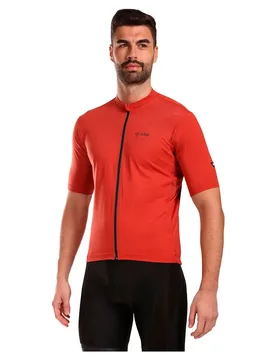 Maglia A Maniche Corte Cavalet Dark Red - Kilpi - FashionsVida