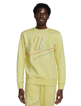 Club Fleece+ Crew - Sweatshirt-Crewneck - gelb - Herren - Size: XL - Nike - FashionsVida