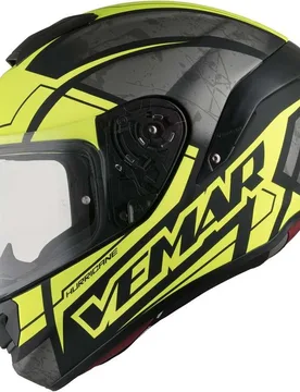 Casco Moto Integrale in Fibra Hurricane Racing H042 Cl taglia XL - Vemar - FashionsVida