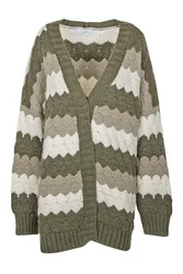 Cardigan - 441922 - Verde/Panna