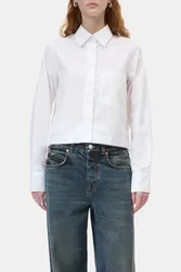 XS Cropped classic shirt female