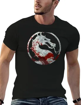 Mortal Kombat - Vintage Silver T-Shirt Fashion Casual Short Sleeve T-Shirt - Aliexpress - FashionsVida