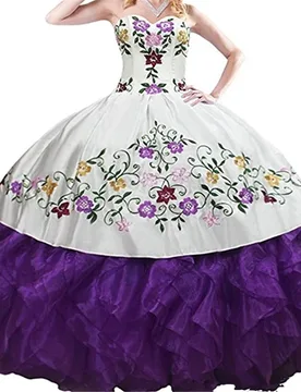 BM Embroidery Quinceanera Dresses Ball Gown Bead Sweet 16 Dress Lace Up Back Prom Party Gown Debutante Vestidos De 15 Anos BM332 - Aliexpress - FashionsVida