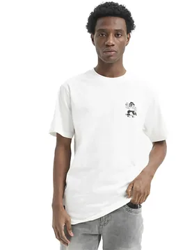 T-shirt à Manches Courtes Call White M - Hydroponic - FashionsVida