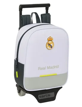 Sac à Dos à Roulettes Real Madrid 25/26 Mini Multicolor One Size unisex - Safta - FashionsVida