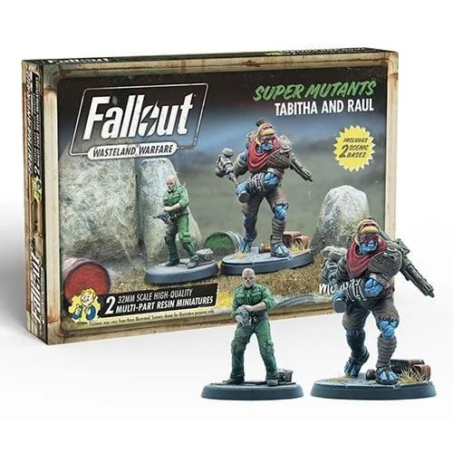 Fallout: Wasteland Warfare - Super Mutants: Tabitha and Raul - Modiphius - FashionsVida