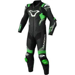 Tuta Moto 1pz Armadyl Nero Verde Bianco taglia 54