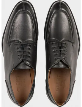 Zapatos derby de hombre de piel ancho especial - Glent - FashionsVida