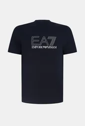 EA7 t-shirt con logo uomo navy blue