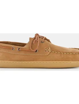 Náuticos en nobuck con piso goma barefoot - Dustin - FashionsVida