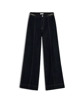 Jeans Wide Leg INDIE dunkelblau 30/L30 Damen - Tommy hilfiger - FashionsVida