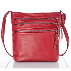 Handtasche "Vicki" mit RFID-Schutz bordeaux