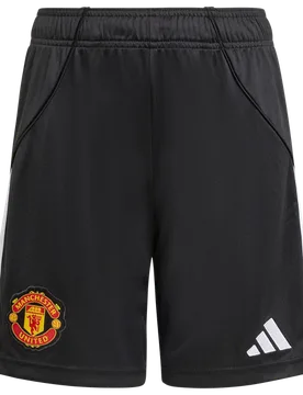 Manchester United 25/26 Home Shorts Kid's Shorts - Black - Size 9 - 10 Years - Poly Mesh - Black - Size: 9 - 10 Years - Adidas - FashionsVida