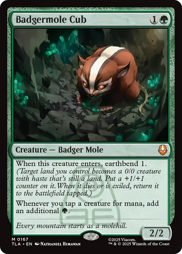Badgermole Cub Avatar: The Last Airbender - Magic: The Gathering - FashionsVida