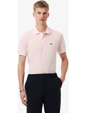 Polo de hombre de corte clásico de manga corta - Lacoste - FashionsVida