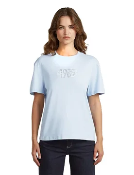 T-shirt à Manches Courtes Inside Print Light Wave XS - G-Star - FashionsVida