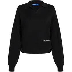 Karl Jeans Maglione Con Scollo A V B3w18012 Black L