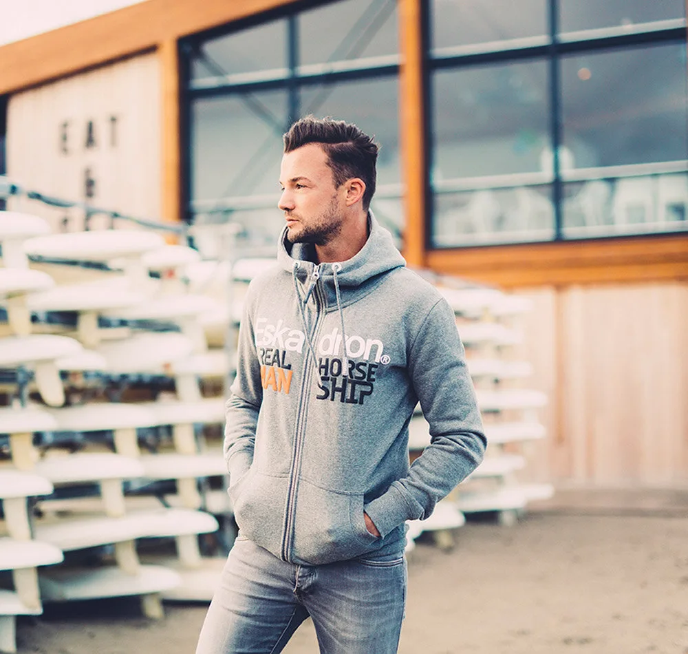 Herren Zip-Hoodie HINZ anthra S - Eskadron - FashionsVida