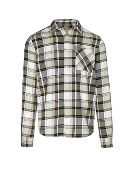 Overshirt marrón L - Knowledge Cotton Apparel - FashionsVida