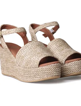 Sandali Con Zeppa In Esparto Tulia Natural EU 42 - Toni Pons - FashionsVida