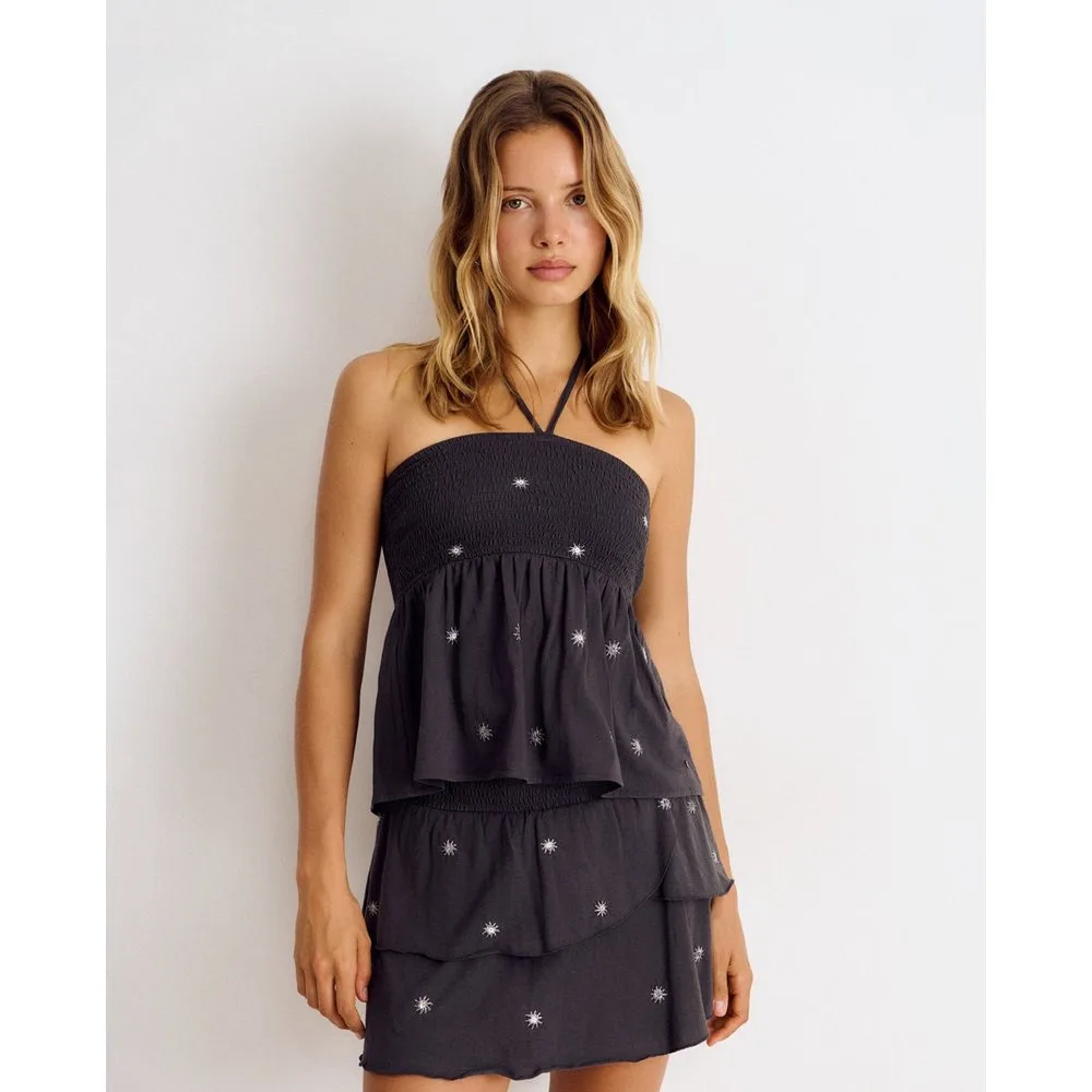Top de mujer con smock y bordados - Brownie - FashionsVida