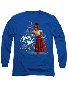 Unisex Encanto Dolores Is In The Group Chat Long Sleeve T-Shirt, Royal Size: Medium - Royal - Size: M - Disney - FashionsVida