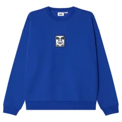 Felpa icon extra heavy crew ii fleece - dazzling blue