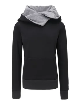Kapuzenpullover - Pentagram - S bis XL - für Damen - Größe S - schwarz - Frauen - female - ForPlay - FashionsVida