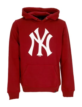 Felpa Cappuccio Uomo Mlb Burnside Hoodie Neyyan Razor Red - 47 BRAND - FashionsVida