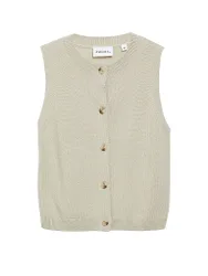 Comma Gilet en maille beige 44