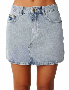 Jupe Courte Tabby 2.0 Denim Mini Vintage Blue XL - Rip curl - FashionsVida
