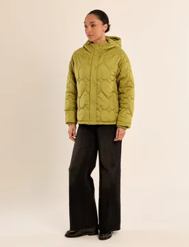 Chaqueta de mujer acolchada con capucha - Molly Bracken - FashionsVida