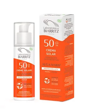 Crema Solar Facial Spf 50 - LABORATORIOS BIARRITZ - FashionsVida