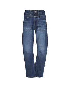 Jeans Balloon Fit 7/8 SELENA azul XL/L32 - Cup Of Joe - FashionsVida