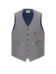 Chaleco tradicional LUSEBA azul 52