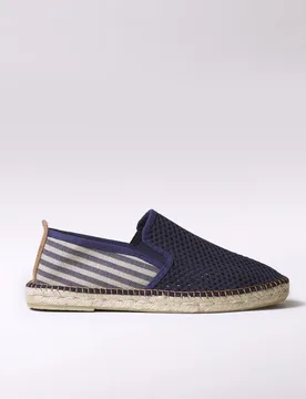 Alpargatas planas de hombre de tejido de rejilla con elásticos - Toni Pons - FashionsVida